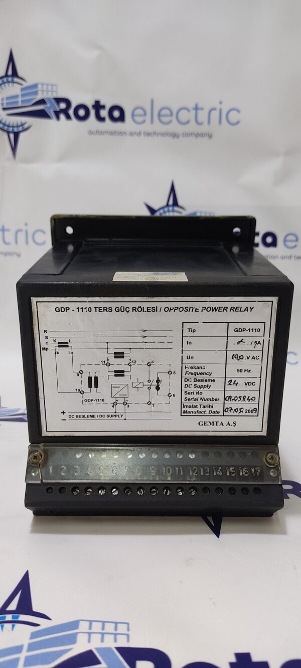 GDP-1110 REVERSE POWER RELAY