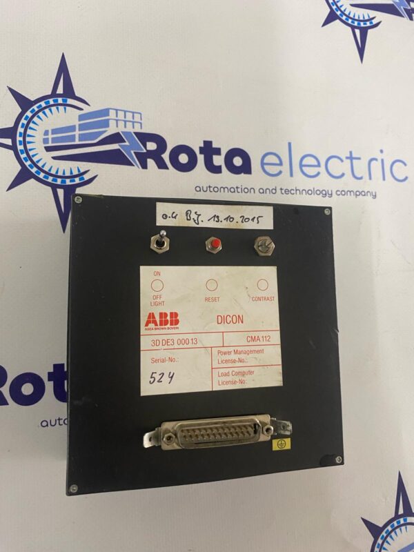 CMA112 DICON Diesel Control Display Panel